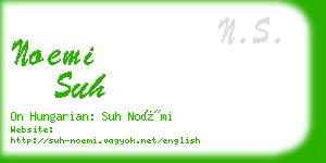 noemi suh business card